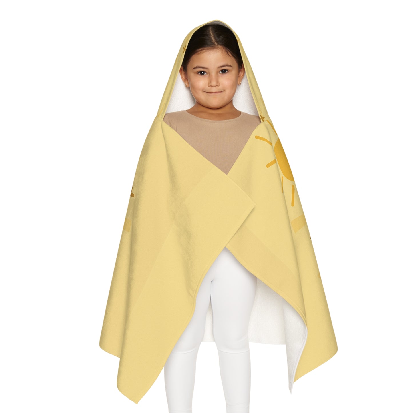 Youth Hooded Towel — "Shine His Light" Christian Kids Beach & Bath Towel