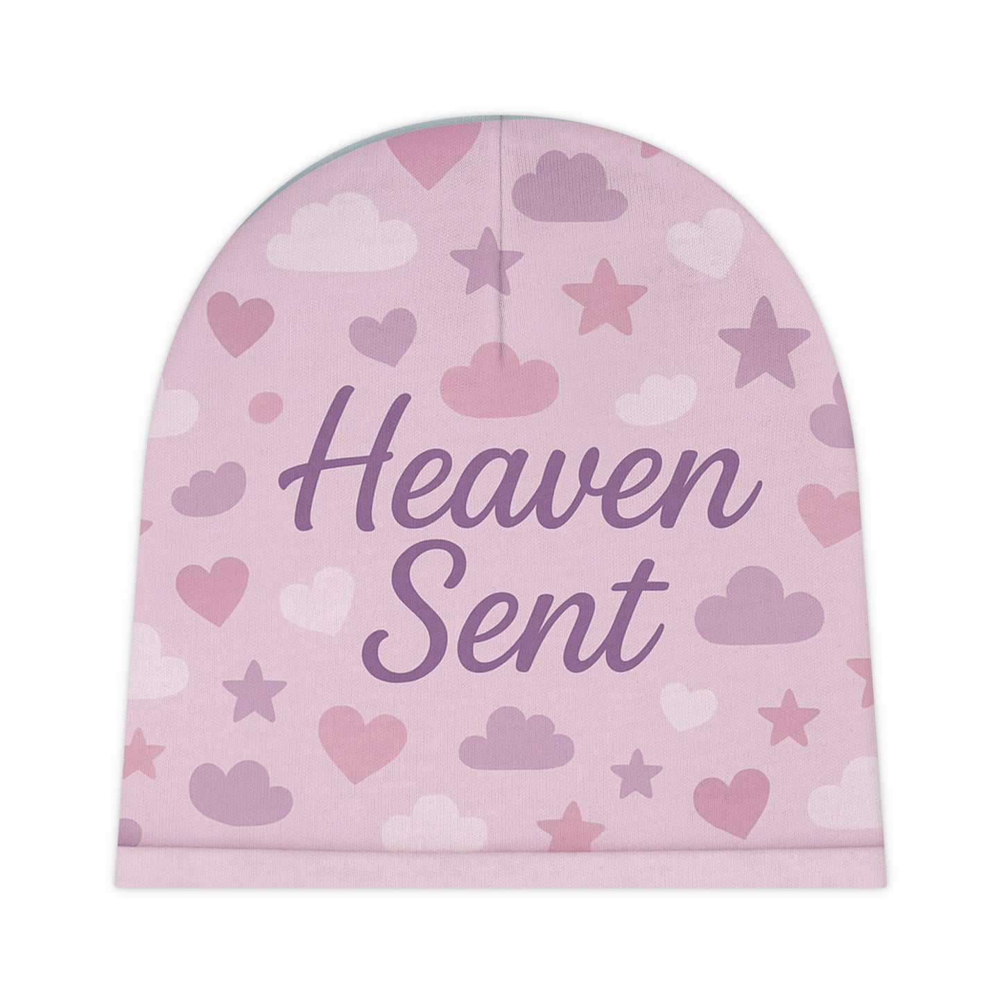Heaven Sent Baby Beanie - Cute Baby Hat for Newborns, Baby Shower Gift, Infant Accessories, Photography Prop, Nursery Decor