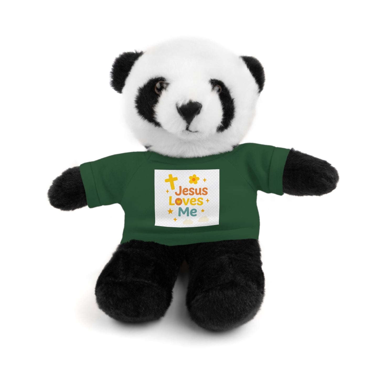 Plush Bear — 'Jesus Loves Me' T-Shirt Teddy