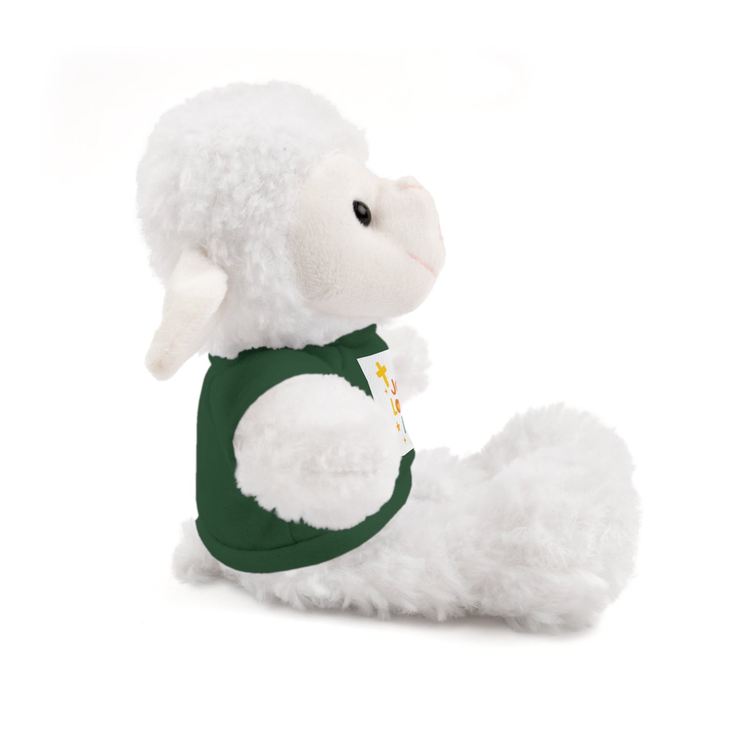 Plush Bear — 'Jesus Loves Me' T-Shirt Teddy